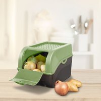 Kartoffelbox mit Lüftungslöchern, ca. 29x20x19 cm