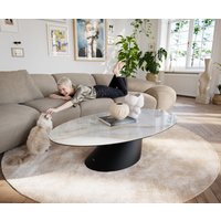 DELIFE Edge Couchtisch Oval Keramik – Bild 2