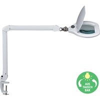 MAUL LED-Lupenleuchte MAULcrystal, Klemmfuß, weiß – Bild 2