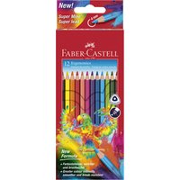 FABER-CASTELL Dreikant-Buntstifte, 12er Etui