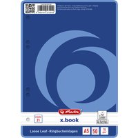 herlitz Ringbucheinlagen x.book, DIN A5, liniert