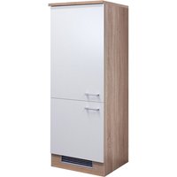 Demi-Geräteumbauschrank Samoa Weiß/Braun 60x161x60cm – Bild 2