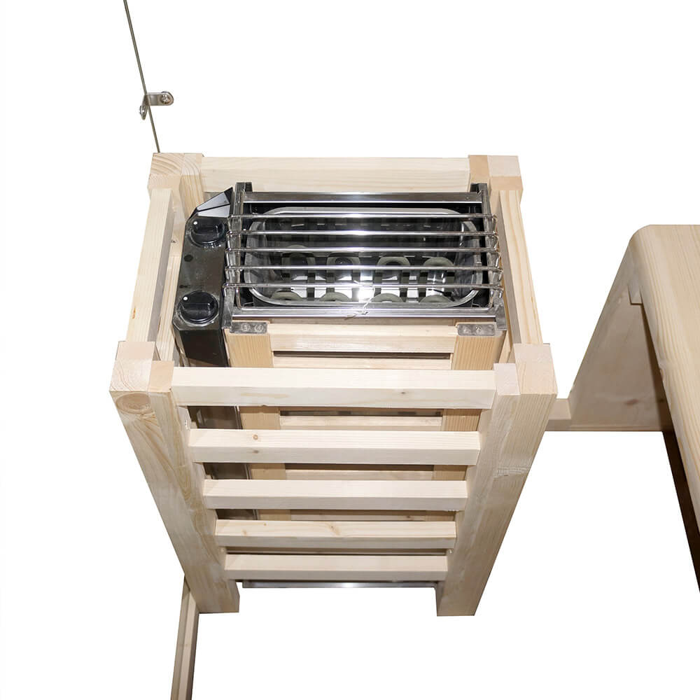 Traditionelle Sauna ARUNA - 130 x 190 cm für 1-2 Personen – Bild 6