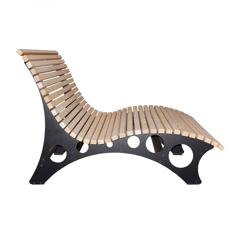 Home Deluxe 4058166267351 Wellenholzliege Sofa – Bild 6