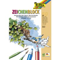folia Zeichenblock, 80 g/qm, DIN A4, 50 Blatt