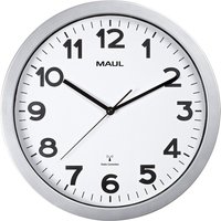 MAUL Wanduhr/Funkuhr MAULstep, Durchmesser: 350 mm, silber – Bild 2