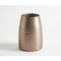 Vase Facetta B19 x T19 x H25 cm Glas Opal Handgemacht