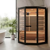 Infrarotkabine NERO XL - 190 x 155 cm für 3 Personen – Bild 2