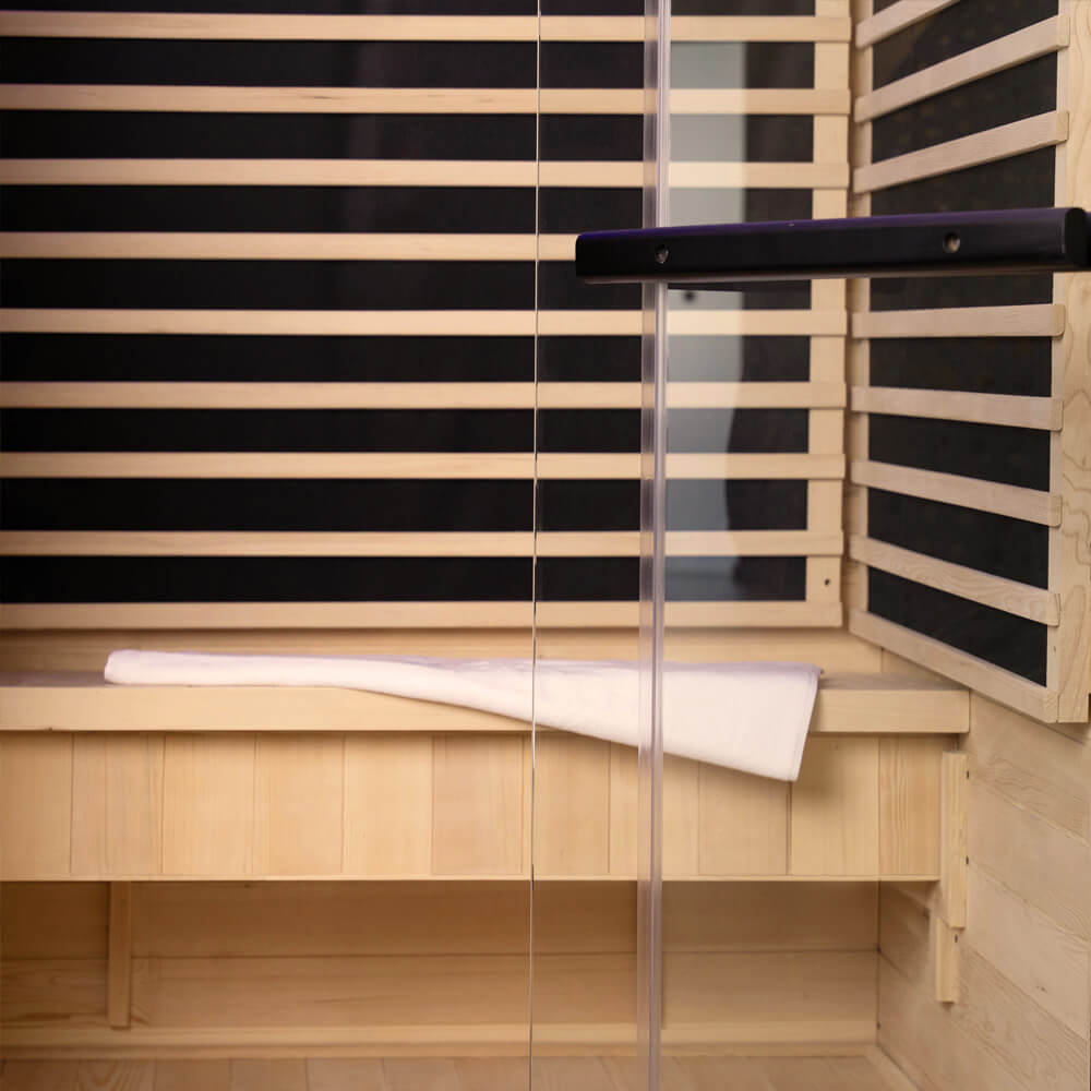 Infrarotkabine NERO XL - 190 x 155 cm für 3 Personen – Bild 6