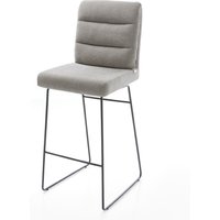 DELIFE Pela-Flex Barstuhl Grau Metall