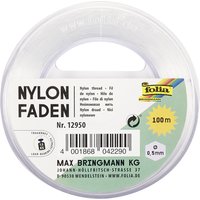 folia Nylonfaden auf Spule, 0,5 mm x 100 m, transparent – Bild 2