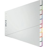 LEITZ Kunststoff-Register, blanko, A4 Überbreite, 10-teilig – Bild 2