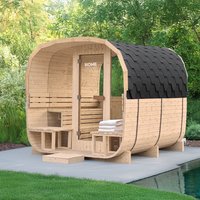 Gartensauna HYGGE DELUXE - 230 cm x 220 cm für 4-6 Personen