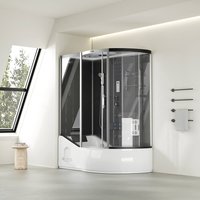 Home Deluxe 4260255473974 Duschkabine 2IN1