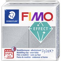 FIMO EFFECT Modelliermasse, silber-metallic, 57 g – Bild 2