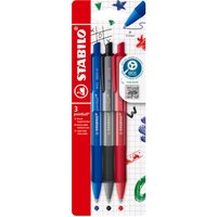 STABILO Druckkugelschreiber pointball colorful, 3er Etui