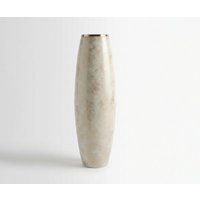 Vase Velino B25 x T25 x H79 cm Glas Alabaster Gold Handgemacht