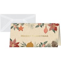 sigel Weihnachtskarte, Christmas Art, DIN lang (2/3 A4) – Bild 2