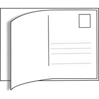 HERMA Postkartenetiketten, 95 x 145 mm, weiß