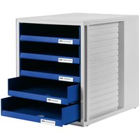 HAN Schubladenbox SCHRANK-SET, 5 offene Schübe, lichtgrau – Bild 2