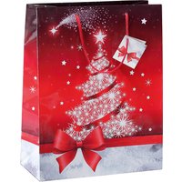sigel Weihnachts-Geschenktüte, Sparkling Tree, groß – Bild 2