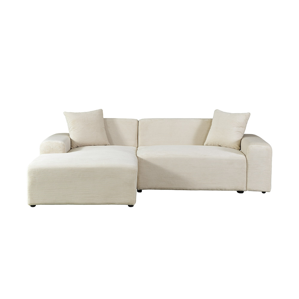 Home Deluxe 4058166434081 Ecksofa Beige – Bild 3