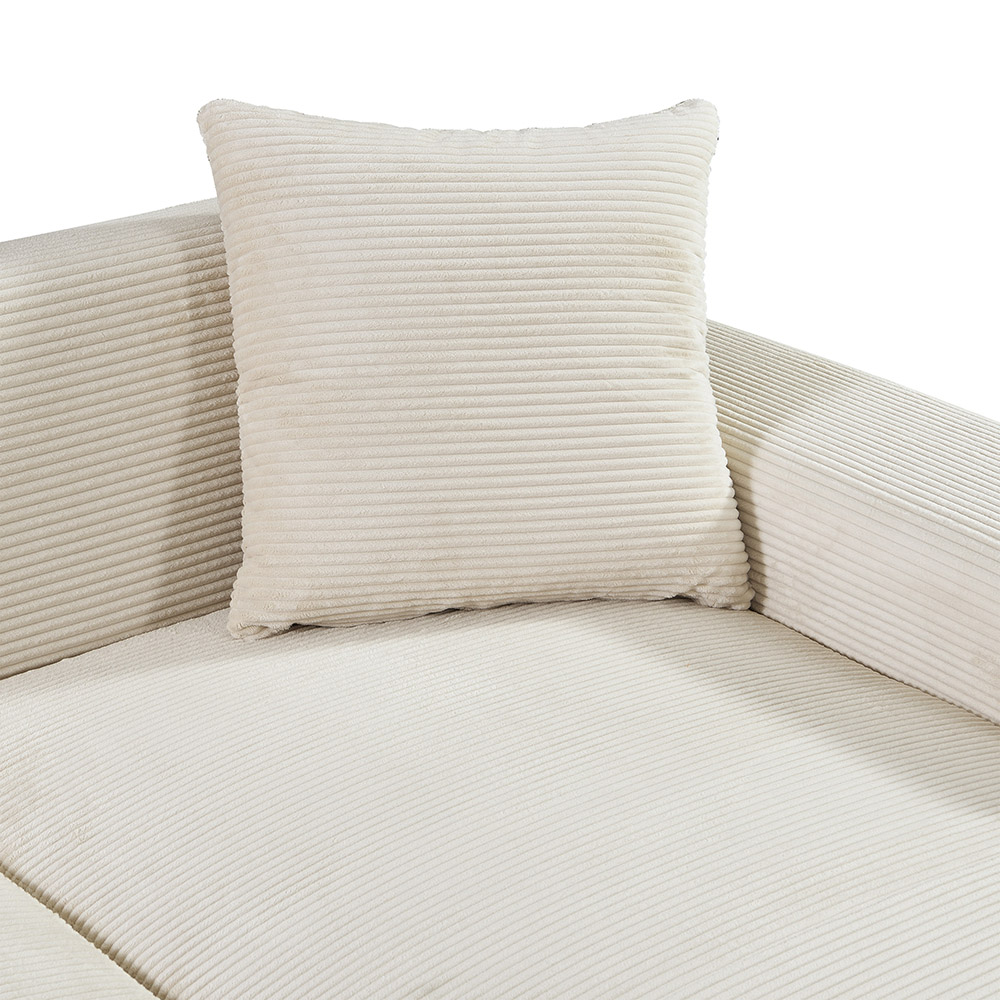 Home Deluxe 4058166434081 Ecksofa Beige – Bild 5