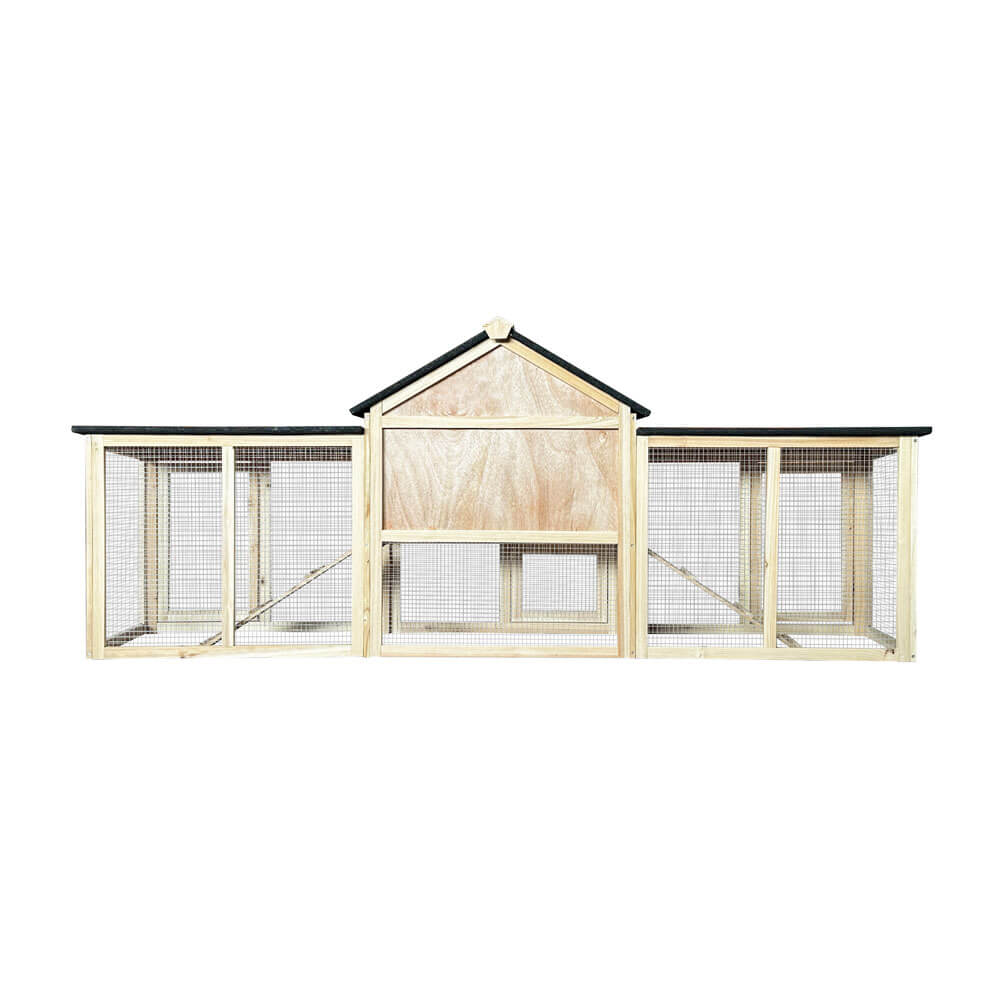 Kaninchenstall aus Holz CUNA - 210 x 84 cm – Bild 4