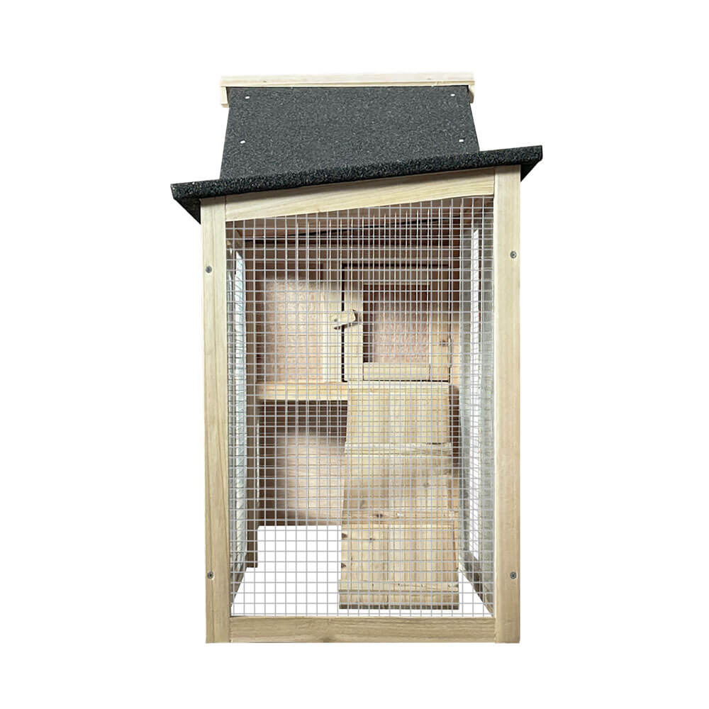 Kaninchenstall aus Holz CUNA - 210 x 84 cm – Bild 5