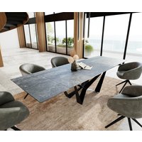DELIFE Edge Esstisch Keramik Anthrazit