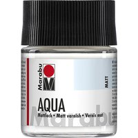 Marabu Mattlack Aqua, matt, 50 ml, im Glas