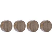 magnetoplan Neodym-Magnete Wood Series Circle, walnuss – Bild 2
