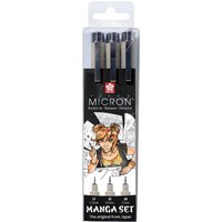 SAKURA Manga-Set PIGMA MICRON, 3er Etui – Bild 2