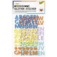 folia Moosgummi Glitter-Sticker LETTERS – Bild 2