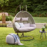 Home Deluxe 4260255526779 Hängesessel Grau – Bild 2