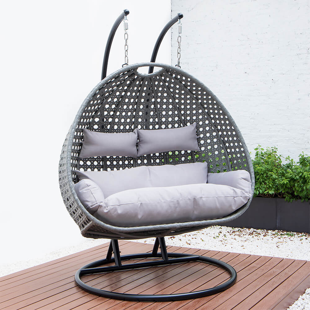 Home Deluxe 4260255526779 Hängesessel Grau – Bild 5