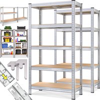 monzana Schwerlastregal 2er-Set 170x75x30cm verzinkt 350kg – Bild 2