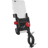 LogiLink Fahrrad-Smartphonehalterung, gerade, schwarz/rot – Bild 2
