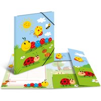 HERMA Eckspannermappe, Frieda & Friends, Karton, DIN A3 – Bild 2