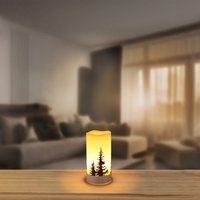 LED-Echtwachskerze mit Timerfunktion, Ø ca. 8 cm, Höhe ca. 15 cm – Bild 2