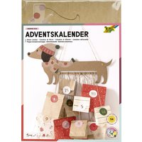 folia Adventskalender-Set SAUSAGE DOG, 54-teilig