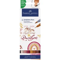 FABER-CASTELL Aquarellmarker GOLDFABER, 6er Etui BoHo – Bild 2
