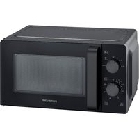 SEVERIN Mikrowelle MW 7580 S-Wave Solo, 19 Liter, schwarz
