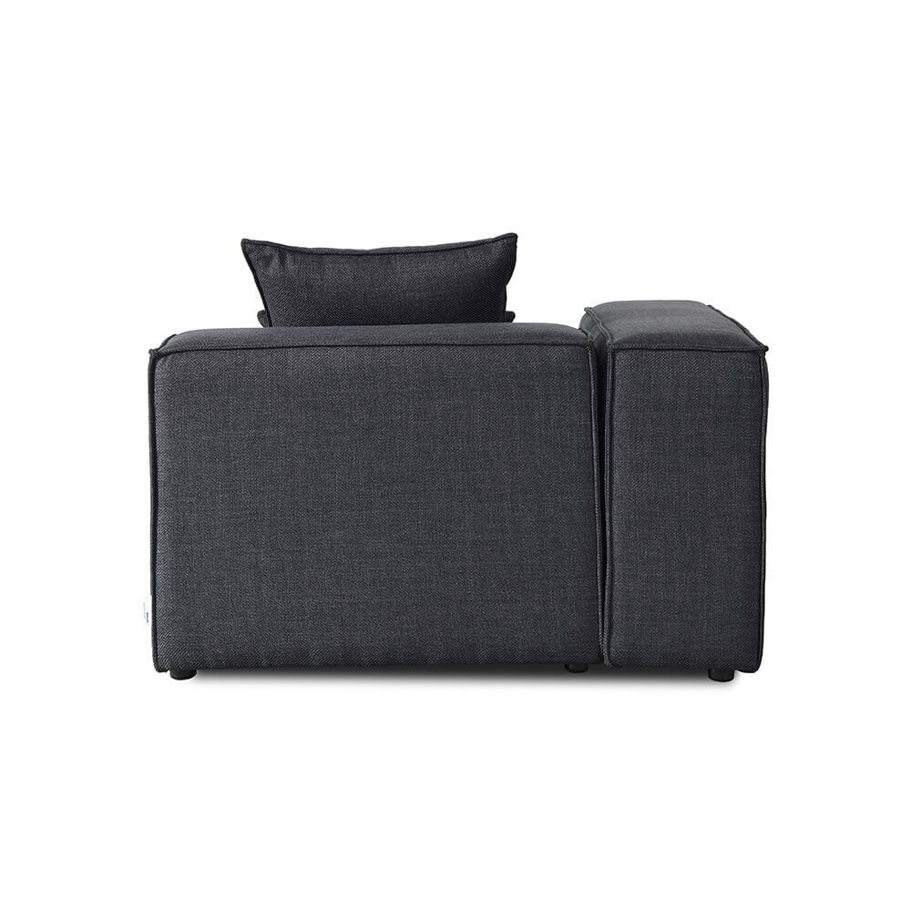 Home Deluxe 4058166269423 Ecksofa Anthrazit – Bild 3