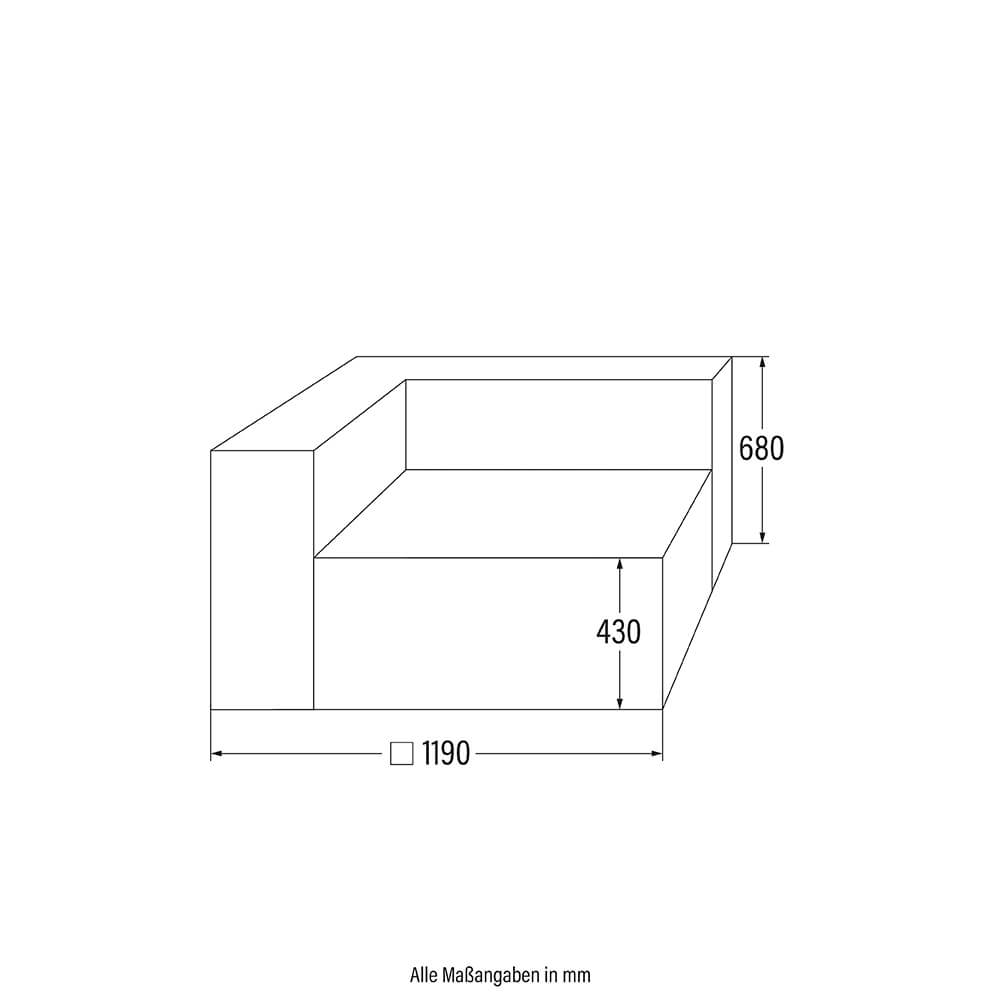 Home Deluxe 4058166269423 Ecksofa Anthrazit – Bild 4