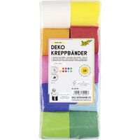 folia Kreppband, (B)50 mm x (L)10 m, farbig sortiert