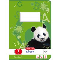 herlitz Schulheft x.book, DIN A5, Lineatur 6 / blanko