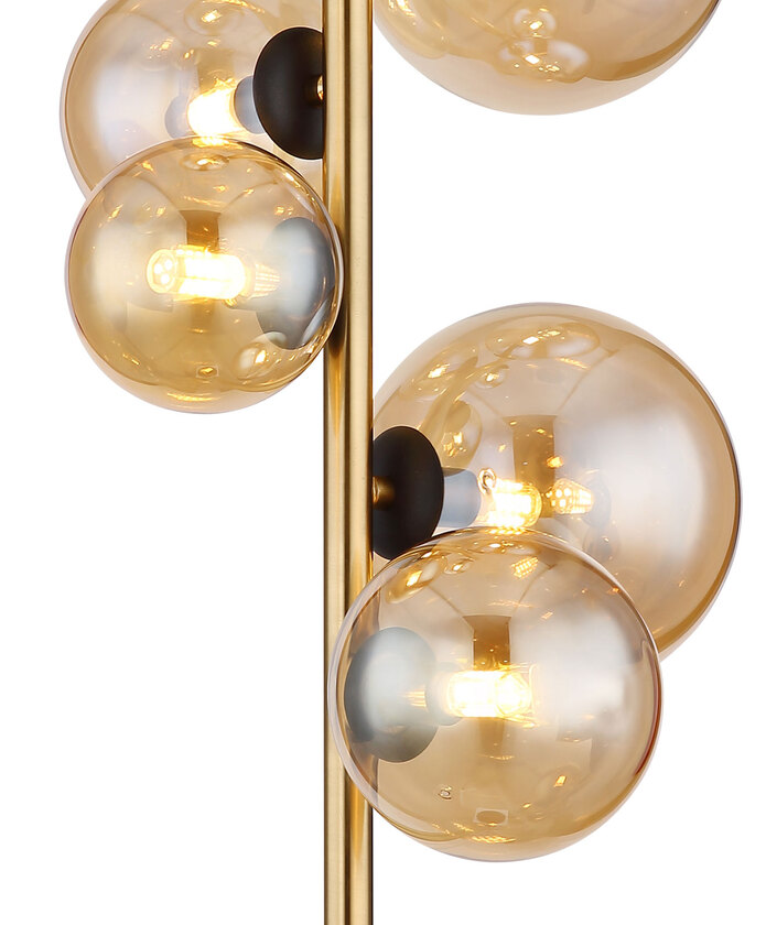 Globo Riha LED Stehlampe messing – Bild 4