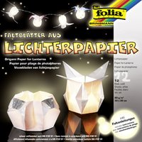 folia Origami-Lichterpapier, 300 x 300 mm, weiß