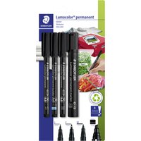 STAEDTLER Lumocolor Permanent-Marker-Set, Blisterkarte – Bild 2